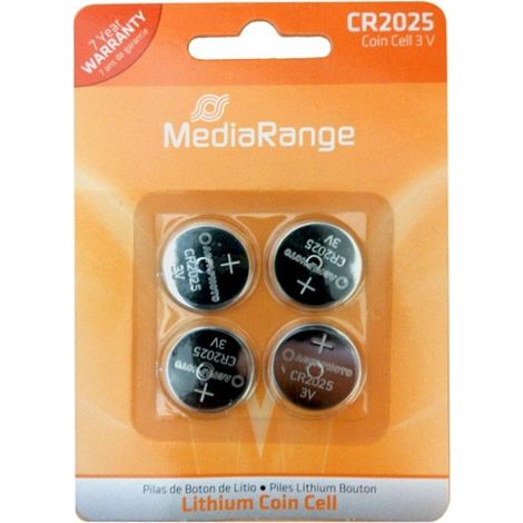MediaRange MRBAT131 pile domestique à usage unique de pile CR2025 Lithium