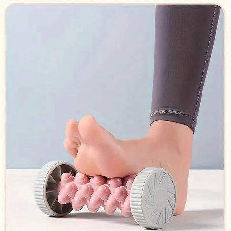 Rouleau de massage pour les pieds, balle de massage de yoga, rouleau de massage pour le fascia plantaire, soin de relaxation musculaire, rouleaux de massage manuels en plastique pour les pieds (1/5)
