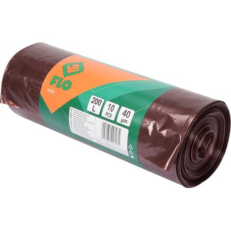 Sacchi perforati 200 l 10 pezzi per foglie e rifiuti leggeri da giardino / 09484 / vorel (1/3)