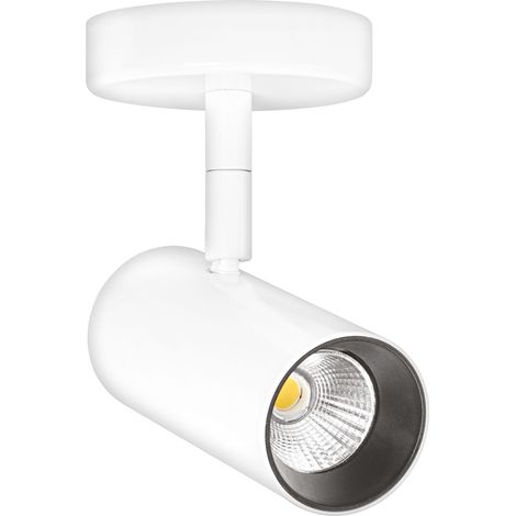 ELMA CCT Proj. s/patère blanc LED 30° 10,5W CCT 3000/4000K 840lm ARIC 51852 (1/4)
