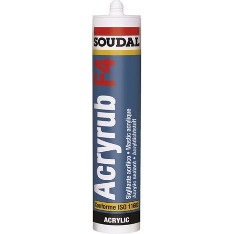 Soudal Acryrub F4 Acryl-Dichtmasse weiß wasserdicht