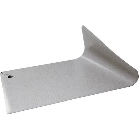 Tischbelag platingrau, 1220 x 610 mm Maße in mm (BxTxH): 1220 x 610 x 2