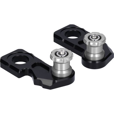 2 pièces Patins d'axe moto en alliage d'aluminium, remplacement pour CB650R/F CBR650R 2019-2020 Argent (1/5)