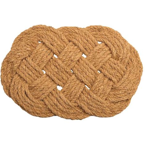 Felpudo de fibra de coco marron 60x40 (1/5)