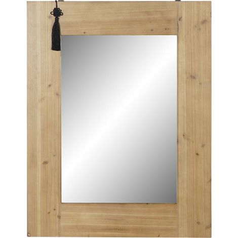 Miroir Sapin Mdf 70X2X90 Oriental Naturel (1/3)