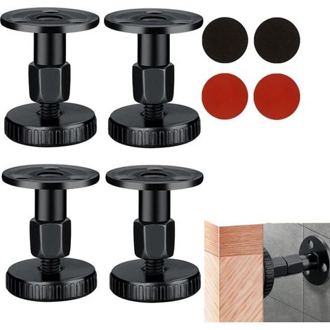 4 pieds de meubles réglables, pieds de meubles auto-adhésifs, fixations pour tête de lit avec patins anti-rayures pour tables, armoires, appareils électroménagers, capacité de charge b (1/5)
