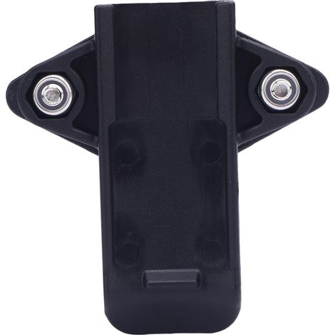 Support de guidon en Nylon pour GPS de moto, support de Clip de colonne vertébrale avec boule de 1 pouce pour appareil portable, Kit arrière noir (1/5)