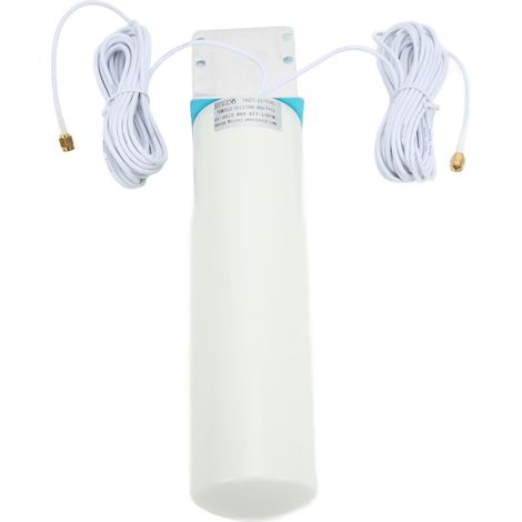 KJ-001 Antenne exterieure 4G 12dBi omnidirectionnelle amplificateur signal 3G/4G avec 2 connecteurs SMA male RG174 3m IP67 (1/5)