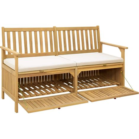 Maison Exclusive - Panchina con contenitore 2 -Seater 148 x 63 x 84 cm (1/5)