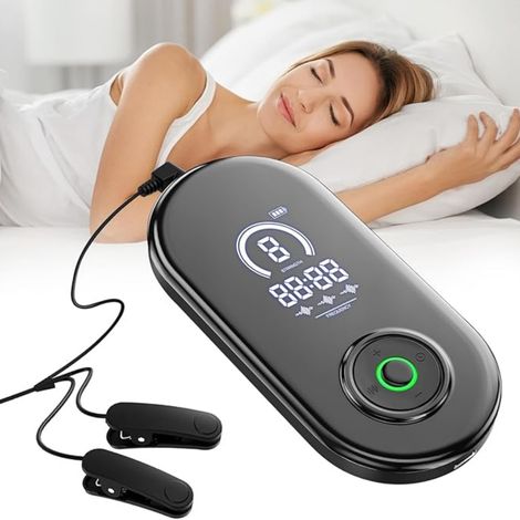 Appareil d'aide au sommeil, appareil d'aide au sommeil pour insomnie, aide au sommeil portable pour adultes souffrant d'anxiété, de migraine et de vertiges, améliore le sommeil profond (1/5)