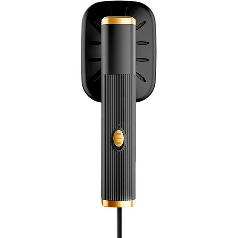 Fer à vapeur universel portable de voyage, mini machine à repasser à sec et humide, double fonction, 2 modes de repassage, article ménager léger et essentiel, noir