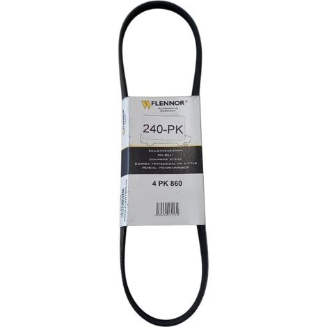 4pk860 cinghia poly-v alternatore servizi marca flennor (1/5)