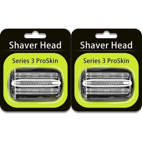 Têtes de rasage de rechange Braun Series 3 32B, têtes de rasage Braun S3 (2 pièces) (1/4)