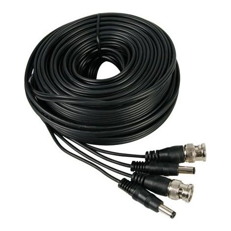Câble Bnc Vidéo/alim 20m Connexion Vidéo Et Alimentation Combinée - Tool Land (1/2)