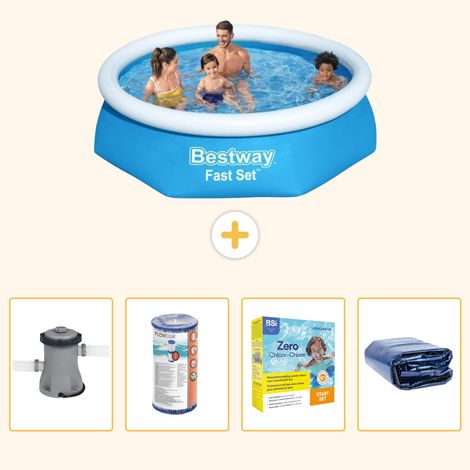 Bestway Bestway Fast Set Ronde - 244x61 cm - 5-pièces S224 (1/5)