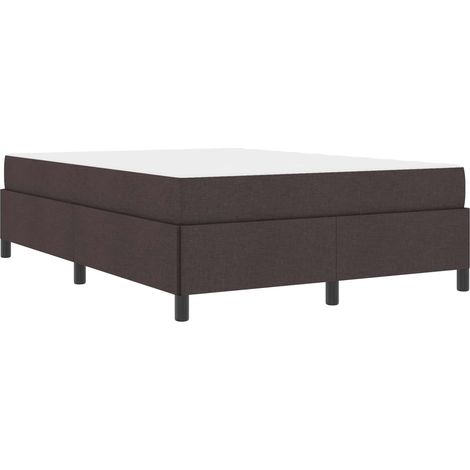 Maison Exclusive - Boxspringbett mit Matratze Dunkelbraun 140 x 1 (1/5)