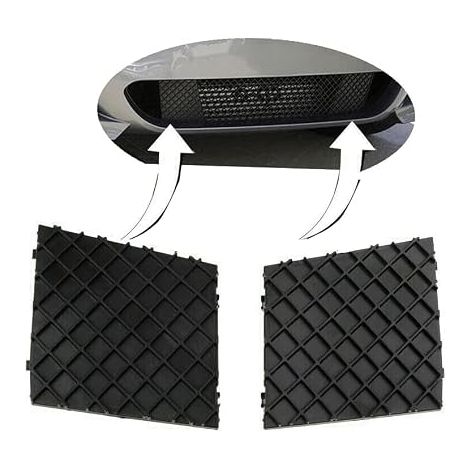1 paire couvercle de pare-chocs avant grille inférieure en maille compatible avec E60 E61 M Sport noir 51117897186 51117897184 (1/5)