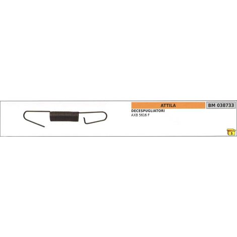 Muelle del regulador de velocidad ATTILA para desbrozadora AXB 5616 F 038733