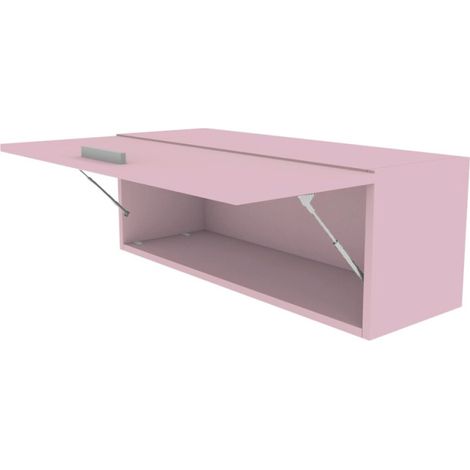Libreria pensile moderna con anta a ribalta, L 90 cm - Montaggio rapido - Cipriaf3c4ff (1/4)