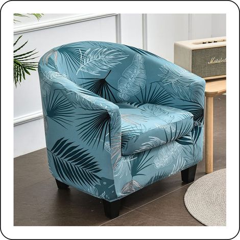 Housse de protection pour fauteuil, housse extensible élastique pour fauteuil club, housse de canapé très extensible, housse pour fauteuil club, fauteuil lounge, chaise longue (1/5)