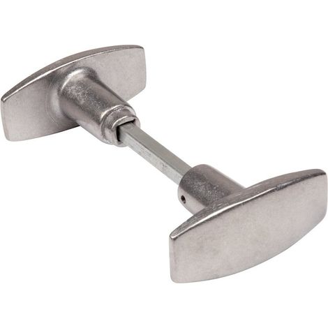 Doppelknopf Aluminium 6x80 Lt 1p.