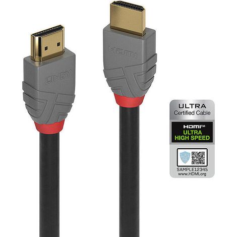 Cable HDMI LINDY 36951 Negro 50 cm (1/2)