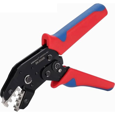 Kit De Pinces À Sertisser Pour Câbles Solaires Photovoltaïques, Connecteur Solaire 2,5/4/6mm², Panneau Solaire, Outil De Sertissage Pour Câble PV (SN-2546B) (1/3)