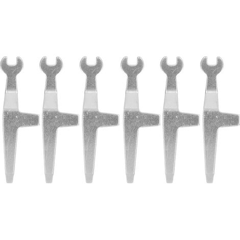 Clé de machine à tricoter en acier inoxydable, lot de 6, petite taille robuste pour réparation et remplacement de tricoteuse (1/5)