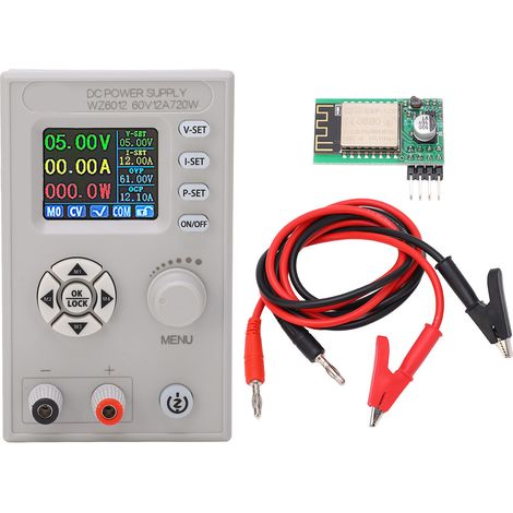 Module d'alimentation abaisseur de tension CC 60V 12A avec module de communication WiFi, chargeur stabilisé haute efficacité, alimentation régulée (1/5)
