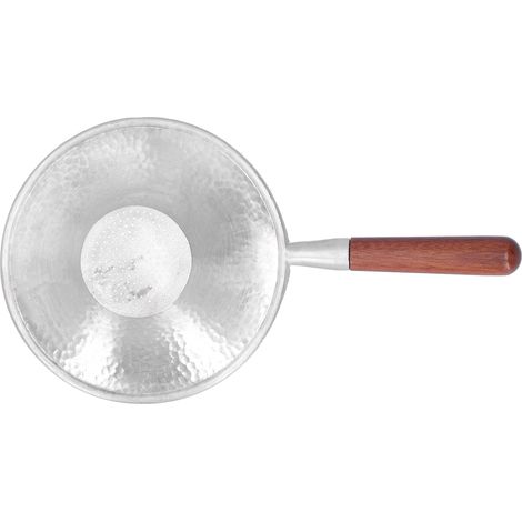 Passe-thé innovant avec filtre infuseur à feuilles, manche en bois rouge, pour infusion à la maison ou au bureau. (1/5)