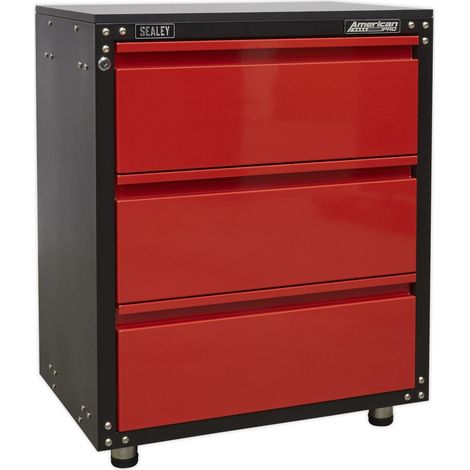 Sealey Modular 3 Drawer Cabinet with Worktop 665mm APMS82