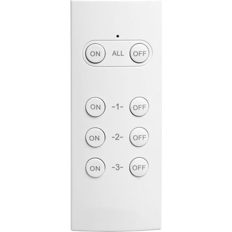 Confezione di 2 prese telecomandate per uso esterno + telecomando - GAO - 230 V - Nero (1/5)