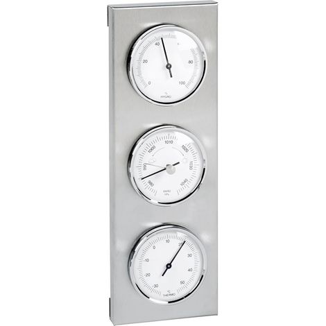 Außenwetterstation Thermometer, Barometer, Hygrometer 280x95xmm (1/2)