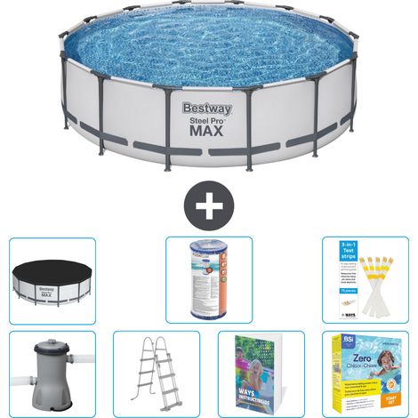 Bestway Steel Pro MAX Rund - 427x122 cm - 8-teilig S572