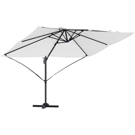 Parasol Sable 351 x 250 x 260 cm Polyester et Aluminium
