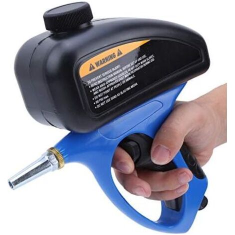 BUNTHAUS Pistolet de Sablage Pneumatique Portable, Sableuse à Air Comprimé, Dispositif de Décapage Antirouille (1/5)