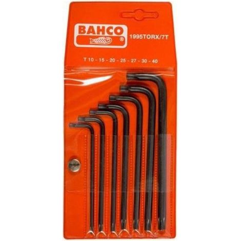 JUEGO 7 LLAVES ACODADAS TORX 7PCS - BAHCO