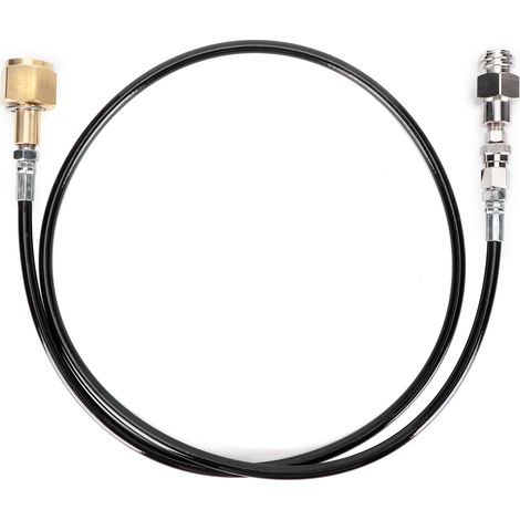Adaptateur de recharge de cartouche de CO2 W21.8-14 avec tuyau de 127 cm (50 pouces) - Accessoires pour machine à soda et bouteille de CO2 (1/5)