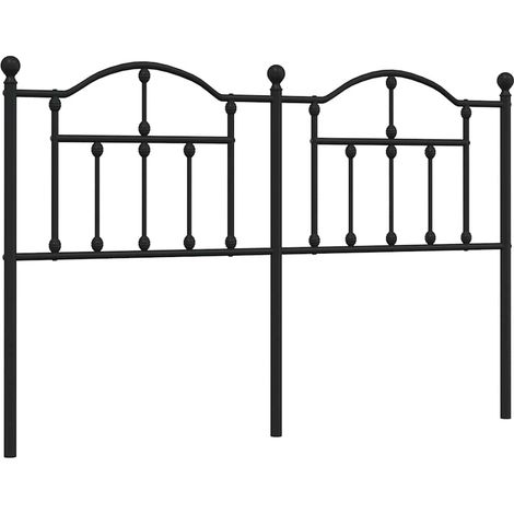 Tête de lit,Panneau décoratif métal noir 135 cm CFW8933940 (1/5)