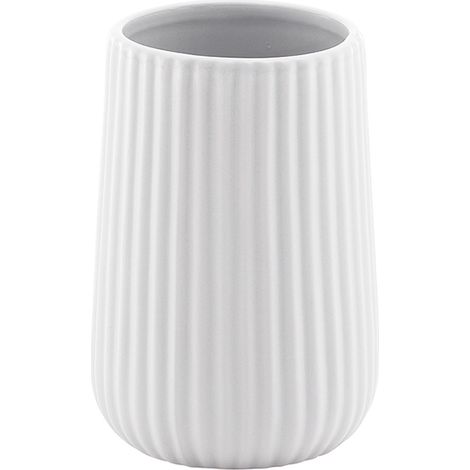 Gedy Marika Portaspazzole, Ceramica, Bianco, 8 x 8 x 11.6 (1/2)