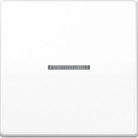 JUNG HOME Taster 1fach, mit Lichtleiter, Duroplast, Serie AS, alpinweiß BT AS 17101 WW (1/5)