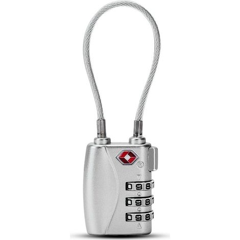 Cadenas de douane en alliage de zinc, cadenas numérique à code pour bagages, cadenas de salle de sport, couleur aléatoire (1/5)