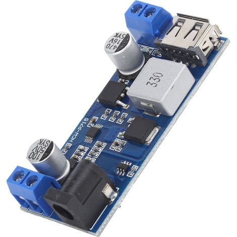 Module convertisseur Buck, réducteur de tension en résine, transformateur d'alimentation CC 9-36 V vers 5 V (1/5)