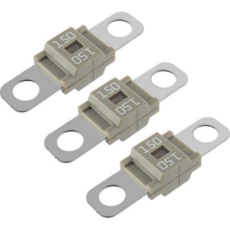 3er-Pack Midi 150A Schraubsicherungen (rot) für Nutzfahrzeuge, Lkw und Wohnwagen (1/5)