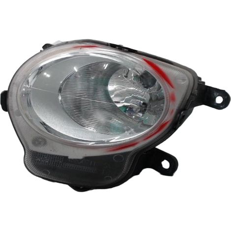 [PRODUIT D'OCCASION] Phare Longue Portee Avant Gauche FIAT 500 2007- ♻️ Ref Oe. 45530711 - Garantie à vie (1/3)