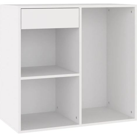 Armadio cosmetico moderno con cassetto 80 x 40 x 75 cm in legno multistrato bianco 020047948