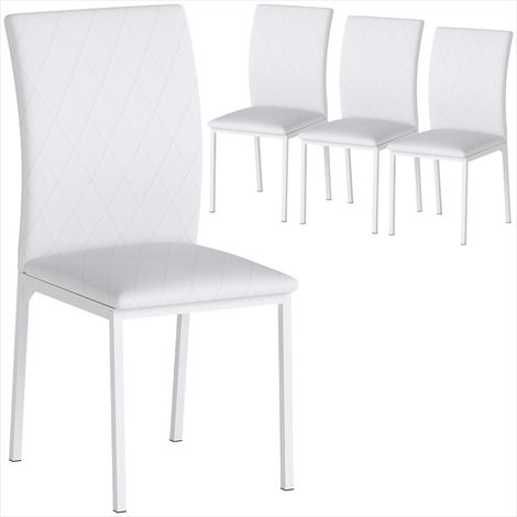 Banc de salle à manger Chaises de salle à manger blanches lot (1/5)