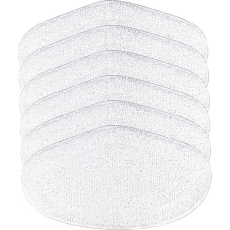 6PCS Reusable Mops for Vaporetto Vaporforce Brush Replacement for PAEU0332 Washable Replacement Mops for Polti Vaporetto Vaporforce Brush (6pcs for Polti) (1/5)