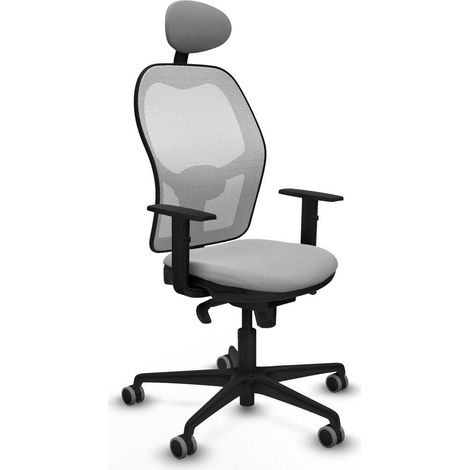 piqueras-y-crespo Silla moderna gris claro para oficina (1/3)