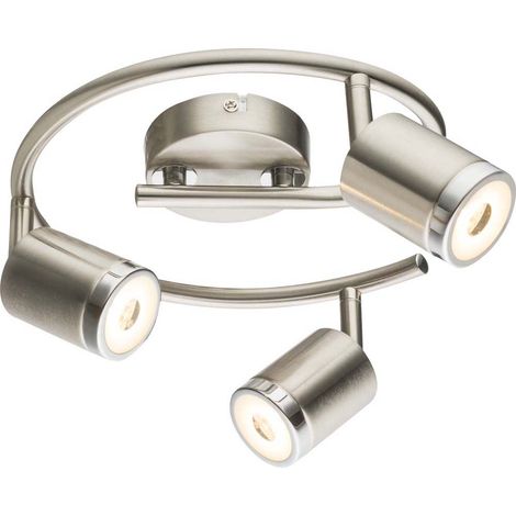Globo - foco - Comore - níquel - metal - Ø 25cm - LED - 56958-3